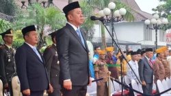 Bupati Karawang Pimpin Langsung Upacara Peringatan Hari Sumpah Pemuda Ke-97 di Lapangan Plaza Pemda Karawang