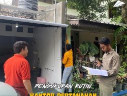 Kantor Pertanahan Kabupaten Karanganyar menyelenggarakan kegiatan pengukuran tanah rutin di Kecamatan Colomadu, Kabupaten Karanganyar