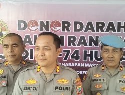Polres Bitung Gelar Donor Darah Serentak dalam Rangka HUT ke-74 Humas Polri