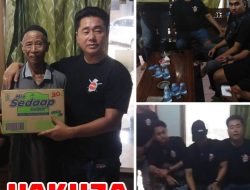 “Kepedulian” Nyaksu Ketua YAKUZA Berikan Bantuan Sembako Kepada Korban Demo 13 Agustus Yang Di Polda Jateng