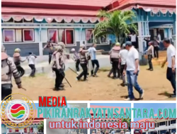 Sejumlah Ruangan, Jendela Kantor BKPSDM Kepulauan Tanimbar Hancur Akibat Amukan Massa Pendemo.