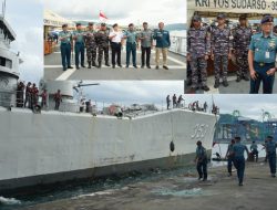 KRI Yos Sudarso-353 Sandar di Bitung, Perkuat Keamanan Laut dan Sinergi Maritim di Wilayah Kodaeral VIII