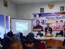 Partai NasDem Karawang Rayakan HUT ke-14 di Grand Taruma.