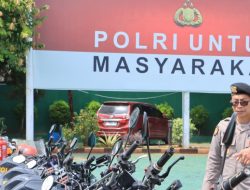 Polres Indramayu Tinjau Kesiapan Alsus Sat Samapta Jelang Pilwu, Natal, dan Tahun Baru