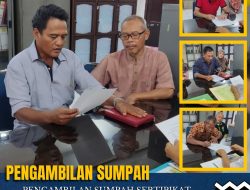Kantor Pertanahan Kabupaten Karanganyar melaksanakan Pengambilan Sumpah kepada 7 orang dalam proses penerbitan Sertipikat Pengganti karena Hilang