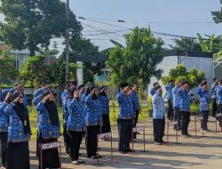 Koramil 1605 Sukagumiwang Laksanakan Upacara Memperingati HUT Korpri Ke 54 tahun 2025 Tingkat Kecamatan 