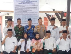 Koramil 1602 Sindang Bersama Forkopimcam Dan Para Calon Kuwu Menggelar Deklarasi Damai 