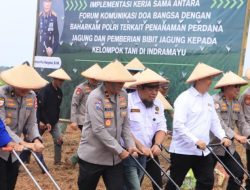 Kabaharkam Polri Pimpin Penanaman Jagung di Indramayu