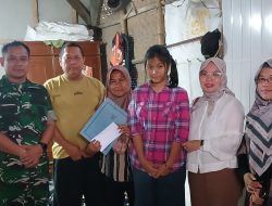 Dandim 0616 Indramayu Berikan Bantuan 11 Juta Biaya Oprasi Tumor Adinda Keysa Agustina Warga Desa Widasari