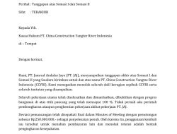 PT Jamrud Andalas Jaya Layangkan Balasan Somasi Terakhir, Tegaskan Tolak Seluruh Klaim CCYRI