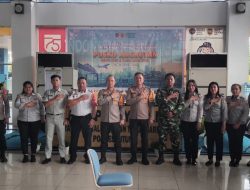 Amankan Natal dan Tahun Baru, Kapolres Bitung Sidak Pos Strategis Ops Lilin 2025