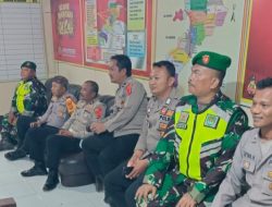 Personil Koramil 1605 Sukagumiwang Laksanakan Pengamanan Natal Tahun 2025 Dan Tahun Baru 2026 