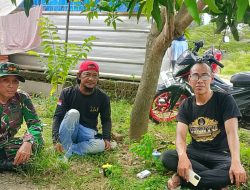 Babinsa Koramil 1603 Lohbener Sertu Riyanto Laksanakan Komsos Dengan Masyarakat Desa Bojongslawi 