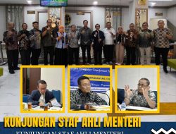 Kantor Pertanahan Kabupaten Karanganyar menerima kunjungan dari Staf Ahli, Tenaga Ahli Menteri, serta Kepala Biro Organisasi dan Tata Laksana Manajemen Risiko (Kabiro Ortala MR) Kementerian Agraria dan Tata Ruang/Badan Pertanahan Nasional