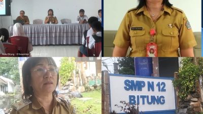 DPPKB dan Dinas Kesehatan Bitung Sosialisasikan Kesehatan Reproduksi Remaja untuk Cegah Stunting di SMPN 12 Bitung