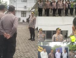 Polres Bitung Kawal Aksi Damai Peringatan Hari HAM Sedunia dengan Humanis