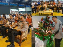 Natal 2025, Koperasi TKBM Sejahtera Pelabuhan Bitung Teguhkan Damai dan Persatuan, Dihadiri Kapolsek SKPS Pelabuhan Bitung.