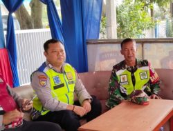 Koramil 1611 Losarang Laksanakan Pengamanan Tahun Baru 2026 Di POS UPKB Losarang Indramayu Desa Muntur 