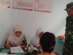 Tingkatkan Kesehatan Masyarakat, Babinsa Koramil 1602 Sindang Laksanakan Pendampingan Posyandu 