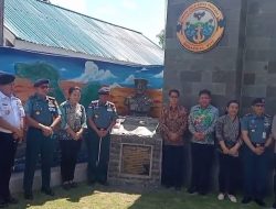 TNI AL – DANKODAERAL VIII RESMIKAN MONUMEN SAMUEL LANGUYU DAN DIKUKUHKAN SEBAGAI WARGA ADAT SULAWESI UTARA