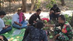 Komsos Babinsa Koramil 1605 Sukagumiwang Bersama Luarah dan Masyarakat Desa Kliwed