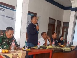 Danramil 1609/Juntinyuat Hadiri Musyawarah Sosialisasi Kompensasi ROW SUUT 150 KV Balongan Incomer