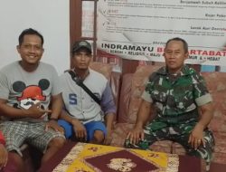 Babinsa Koramil 1611/Losarang Laksanakan Komsos Bersama Kuwu dan Masyarakat Desa Ranjeng