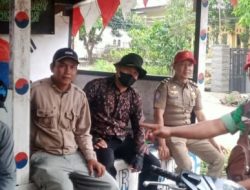 Komsos Babinsa Koramil 1605/Sukagumiwang Bersama Satpol PP,Pamong Desa dan Masyarakat Desa Jambe