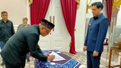 Bupati Indramayu Bersama Dewas Tandatangani Kontrak Kerja Pada Perusahaan Perumdam Tirta Darma Ayu