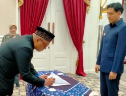 Bupati Indramayu Bersama Dewas Tandatangani Kontrak Kerja Pada Perusahaan Perumdam Tirta Darma Ayu