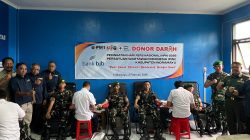Sinergi TNI dan Insan Pers,Kodim 0616 Indramayu Laksanakan Donor Darah di HPN 2026