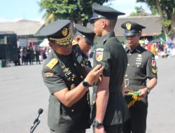 Kasdam XIII/Merdeka Pimpin Pelantikan 509 Prajurit Tamtama Infanteri di Bitung
