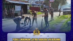 Satrol Kodaeral VIII Gelar Karya Bakti Gerakan Indonesia Asri di Kecamatan Aertembaga