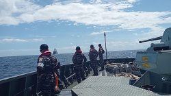 TNI AL Kodaeral VIII Gelar Passex Bersama Kapal Perang Jepang di Perairan Bitung