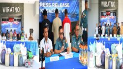 TNI AL KODAERAL VIII GAGALKAN PENYELUNDUPAN SIANIDA ILEGAL DI PERAIRAN MANADO, TERANCAM PIDANA KUHP Baru