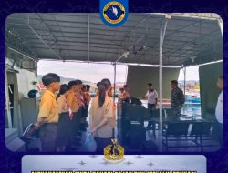 Tanamkan Wawasan Kebaharian, Satrol Kodaeral VIII TNI AL Terima Kunjungan Edukatif Pelajar di Sulut