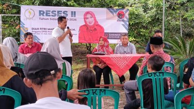 Kuwu Sambimaya H. Turyadi Usulkan Perbaikan Jalan Blok Dukuan Saat Reses DPRD Jabar