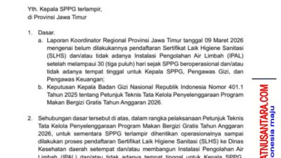 Mendadak Disetop BGN! Puluhan SPPG di Sampang Mandek, Program Makan Bergizi Gratis Tersendat