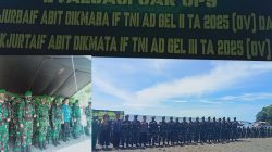 Ratusan Prajurit Infanteri TNI AD Resmi Dibaret di Bitung, Penutupan Latihan Yudha Wastu Pramuka Berlangsung Khidmat