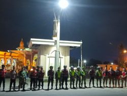 Patroli Gabungan Tiga Pilar KRYD, Situasi Kamtibmas Indramayu Tetap Kondusif.