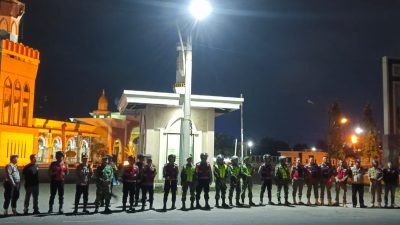 Patroli Gabungan Tiga Pilar KRYD, Situasi Kamtibmas Indramayu Tetap Kondusif.