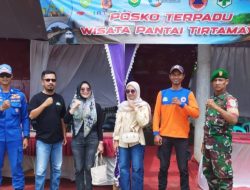 Koramil 1609/Juntinyuat Monitoring Objek Wisata, Jaga Keamanan Pengunjung di Kawasan Pantai