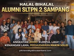Hangat & Penuh Nostalgia! Alumni SLTPN 2 Sampang Angkatan 2000 Gelar Halal Bihalal, Kenangan Lama Kembali Hidup