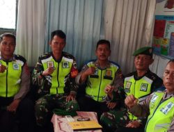 Koramil 1608/Karangampel Laksanakan PAM Operasi Ketupat Lodaya 2026, Arus Lalu Lintas Terpantau Lancar