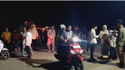 H Turyadi Kuwu Sambimaya Hadir dan Kawal Berjalannya Gema Malam Takbir Sambimaya dan Pawai Obor Meriahkan Idul Fitri 1447 H