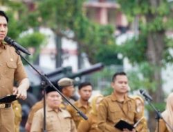 Pemkab Indramayu Gelar Apel Gabungan dan Halalbihalal, Bupati Ajak ASN Tingkatkan Kinerja