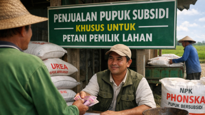 Agen Pupuk Subsidi Jual ke Petani Tak Memiliki Lahan, Langgar Aturan dan Terancam Sanksi Pidana