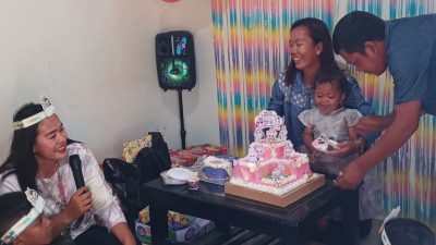 Perayaan Ulang Tahun ke-2 Khalisa Naadhira Putri Berlangsung Meriah di Desa Waru