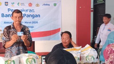 Bantuan Pangan Februari–Maret 2026 Tersalurkan, Warga Sambimaya Ucapkan Terima Kasih