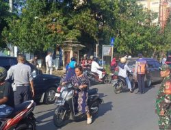 Koramil 1601/Indramayu Amankan Sholat Idul Fitri Muhammadiyah di Karanganyar